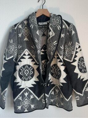 Southwestern Patterned Cardigan Jacket